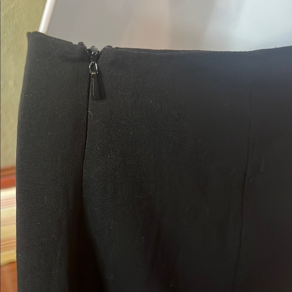 Must HaveAGB Fit & Flare Skirt -Black Midi lined pleated hem Sz 6 - Picture 5 of 9